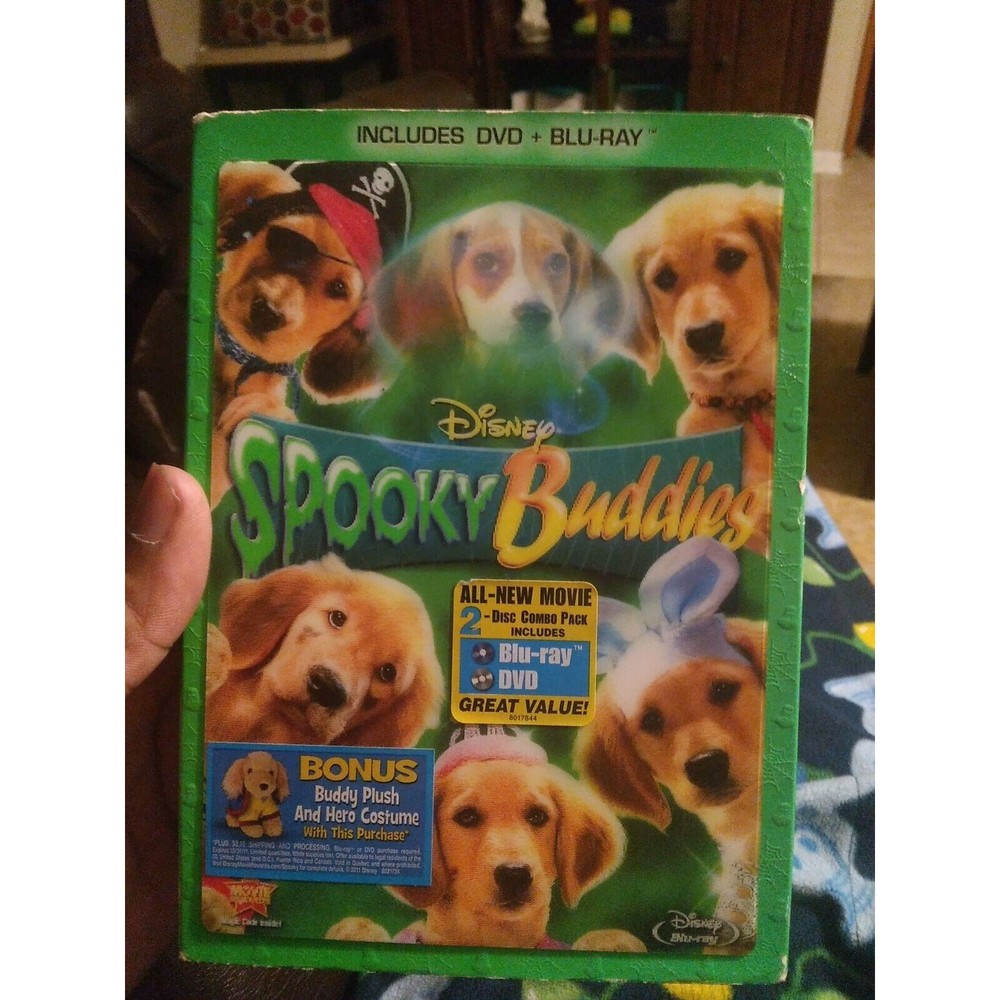Spooky Buddies (Blu-ray/DVD, 2011, 2-Disc Set, DVD/Blu-ray) Puppy Dog Kids